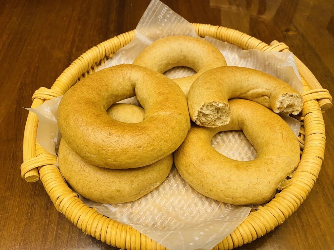 全麦贝果🥯-健康无油低糖低脂的早餐面包|要做好还是需要很多小窍门哒