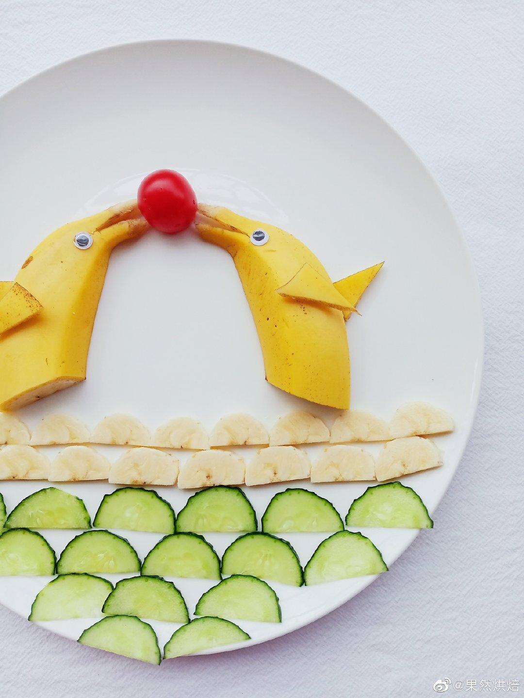 儿童早餐水果拼盘