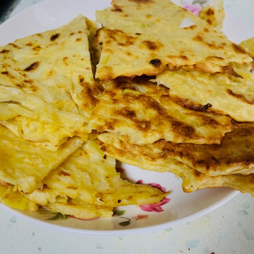 土豆丝鸡蛋饼