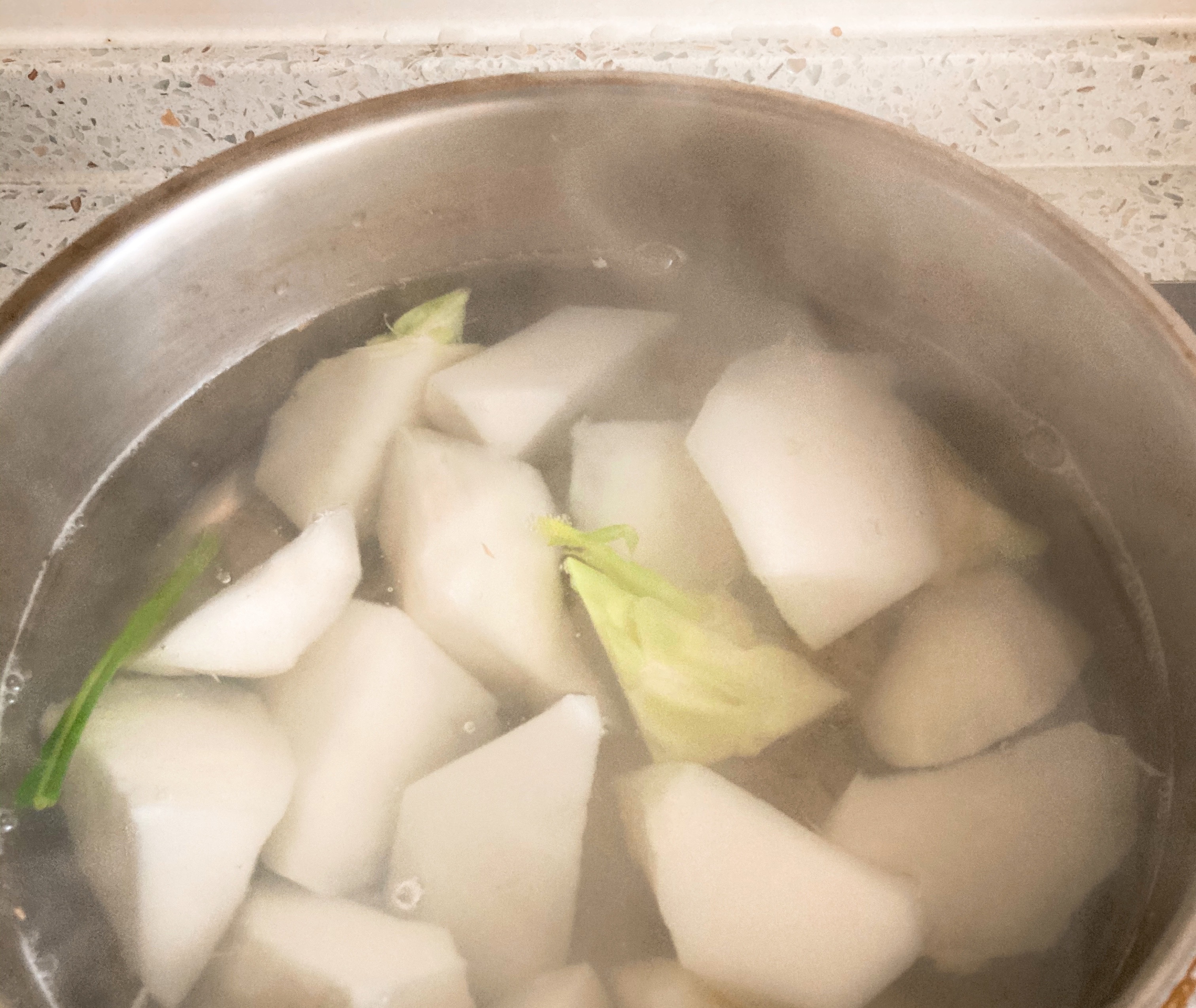 冬季快手暖菜滑肉汤的做法 步骤4
