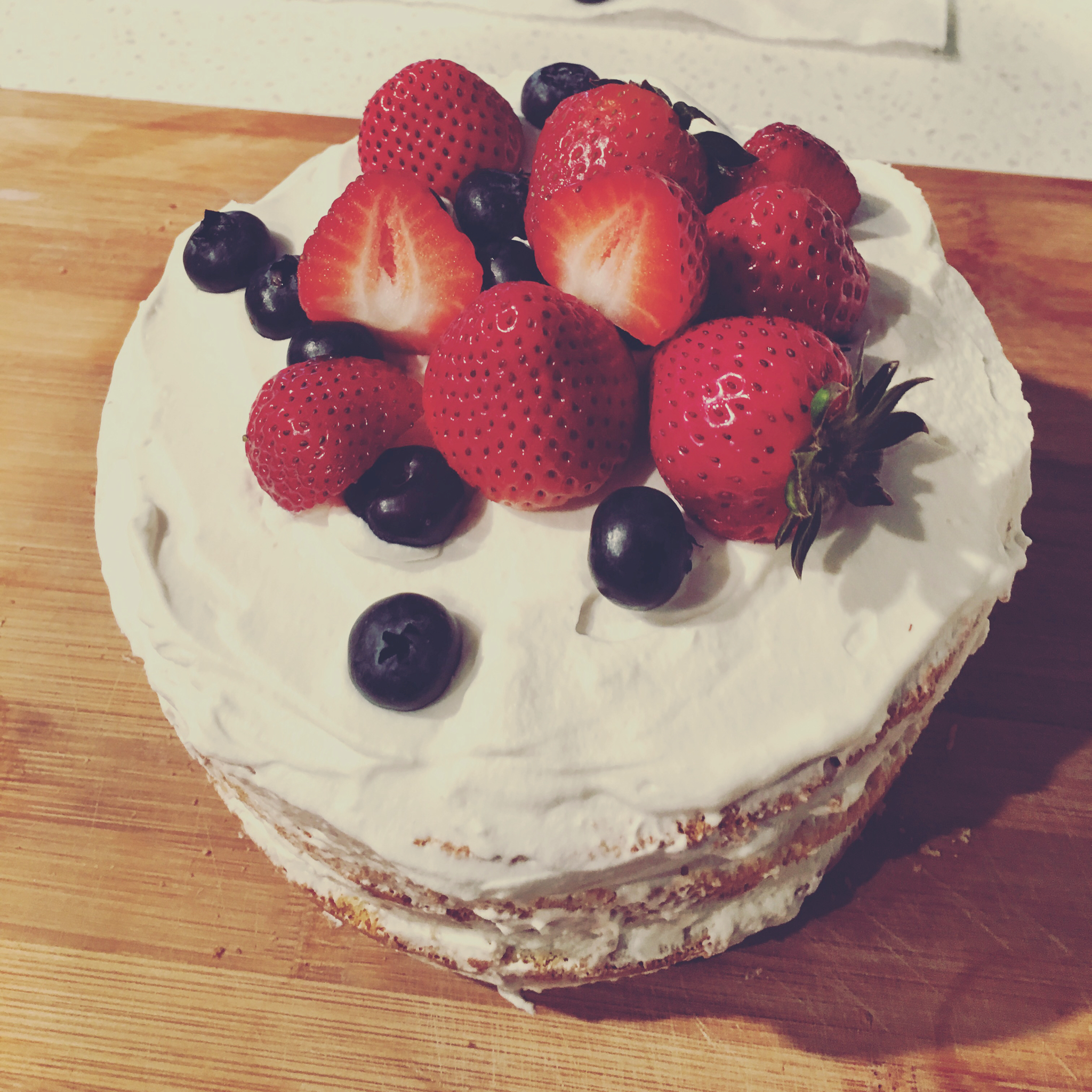 圣诞呆萌裸蛋糕