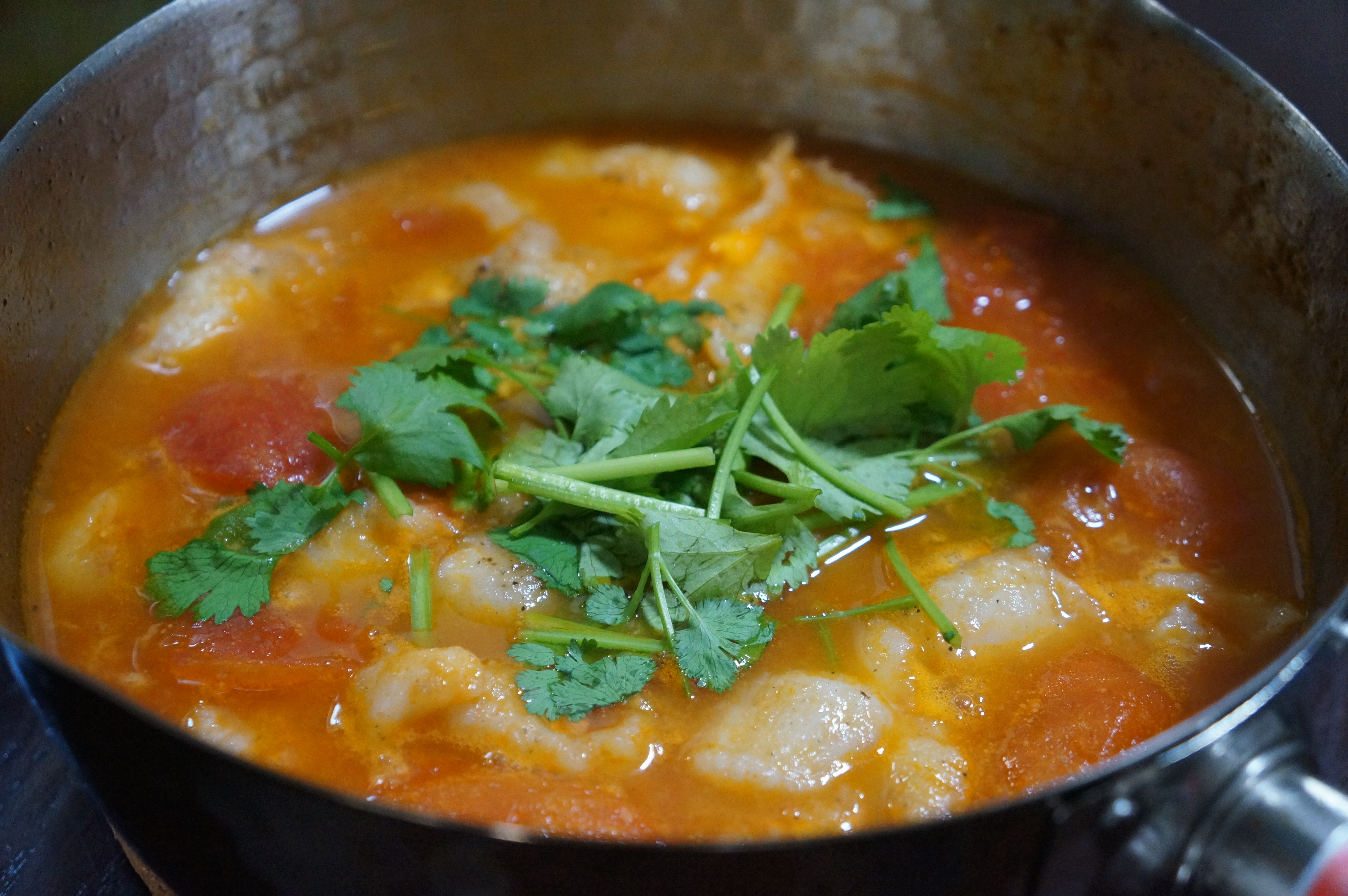 番茄巴沙鱼汤的做法