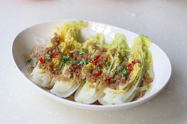 蒜蓉粉丝蒸娃娃菜
