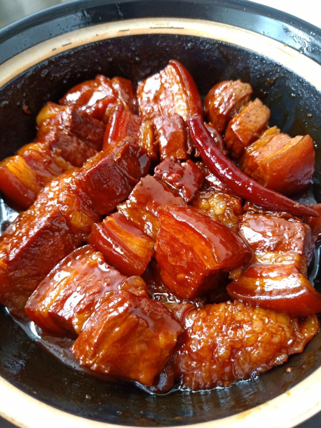 昱宝贝爱吃肉做的家常版香而不腻红烧肉更新