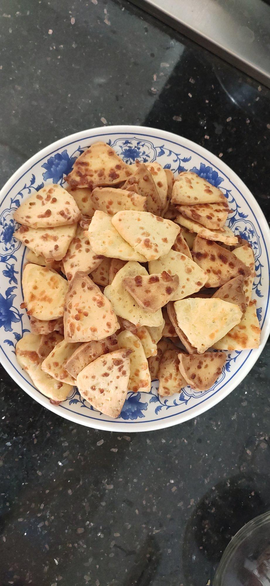 免打发❗️零失败❗️黄金芝士咸味饼干❗️