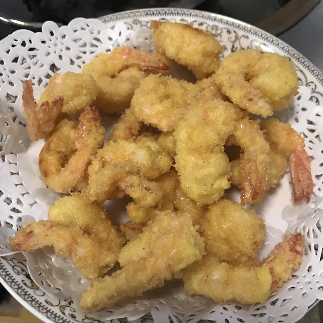 面包糠炸虾