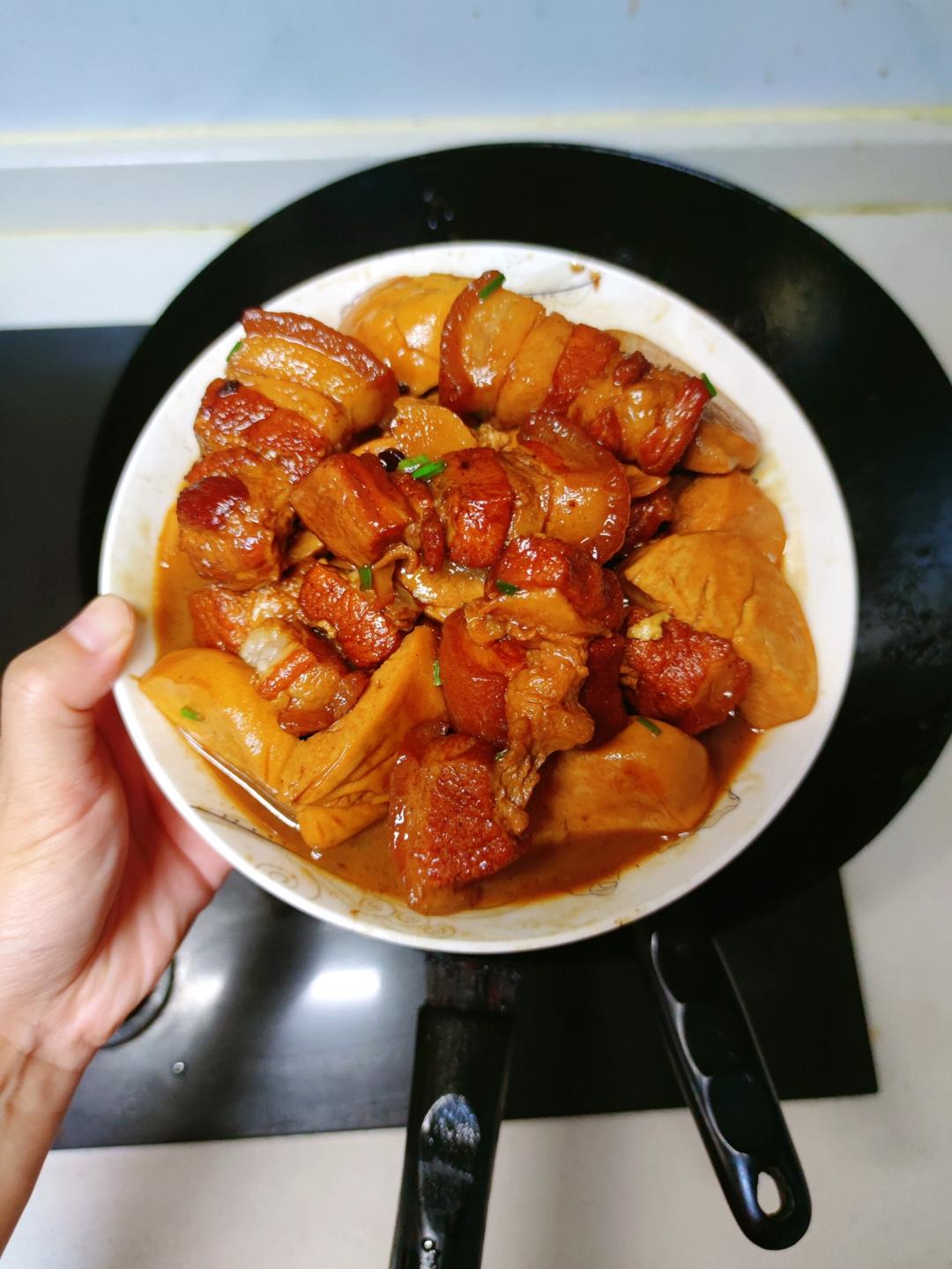 素鸡红烧肉