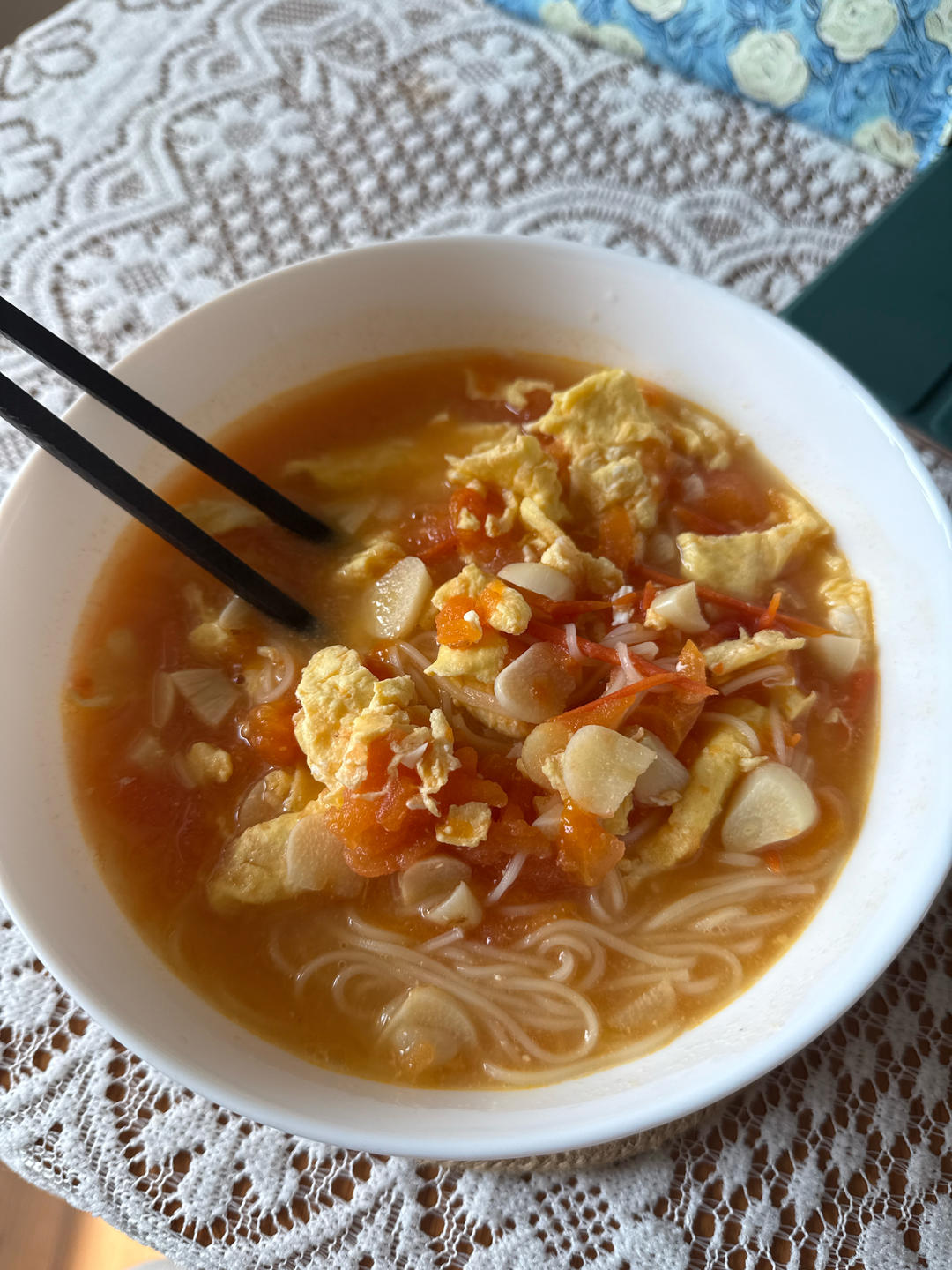 汤都要喝光的西红柿鸡蛋面