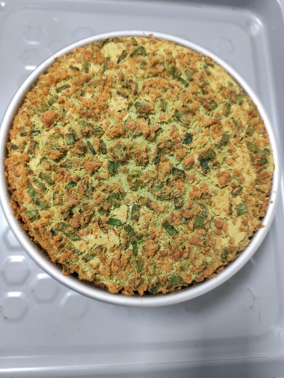 香葱肉松戚风蛋糕