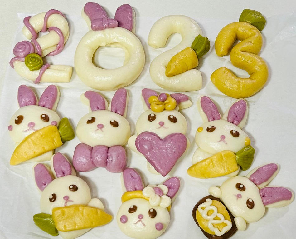 原创🎊2023新年馒头|钱兔似锦🎉