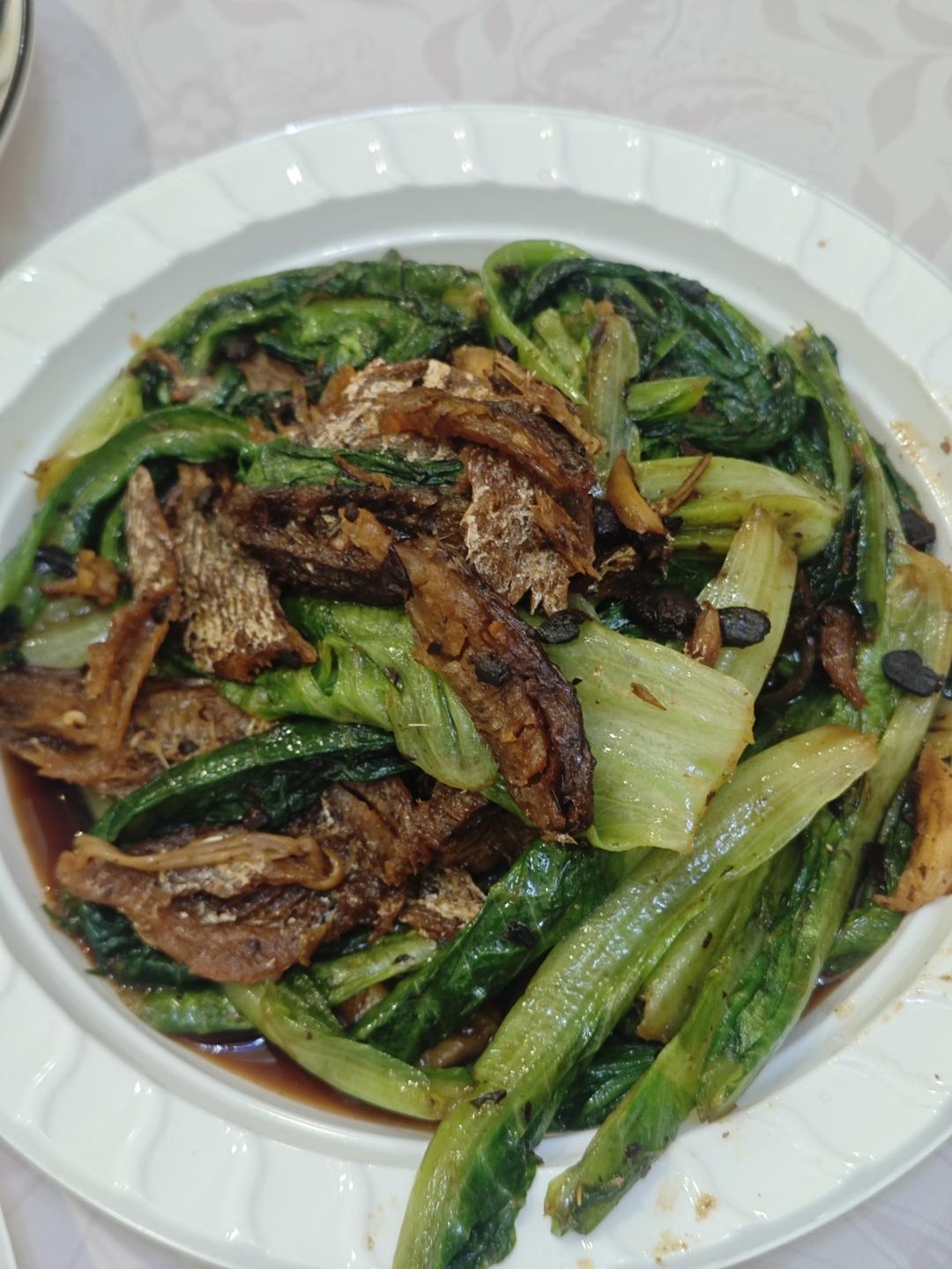 豆豉鲮鱼油麦菜