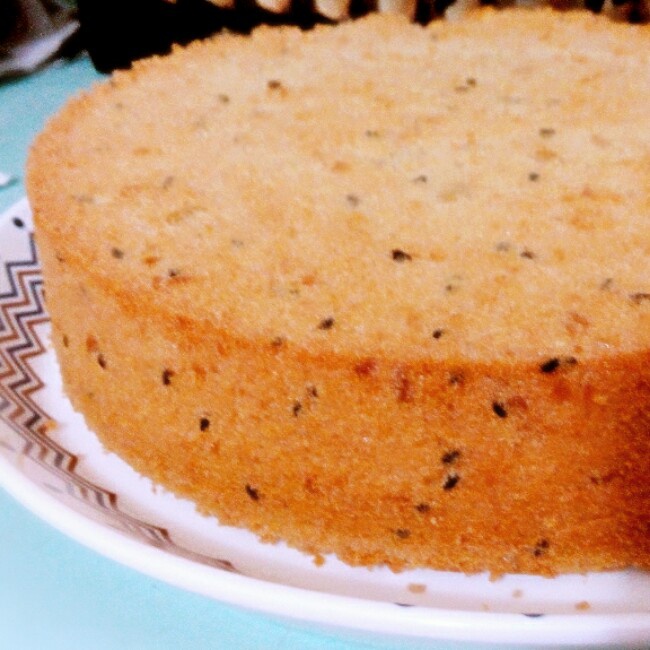 黑糖番薯戚风蛋糕