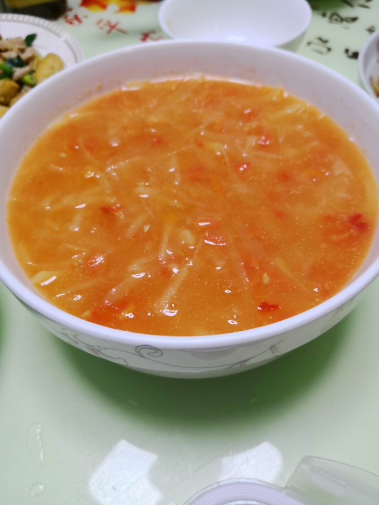 西红柿土豆丝汤
