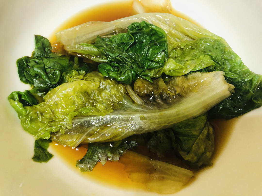 新鲜食材简单做-生菜