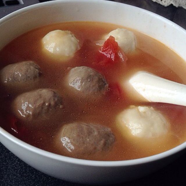 番茄牛肉丸汤