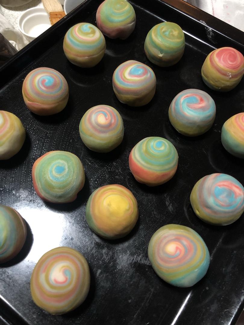 🌈免揉，免松弛，超高颜值小马宝莉彩虹蛋黄酥（含详细操作视频）