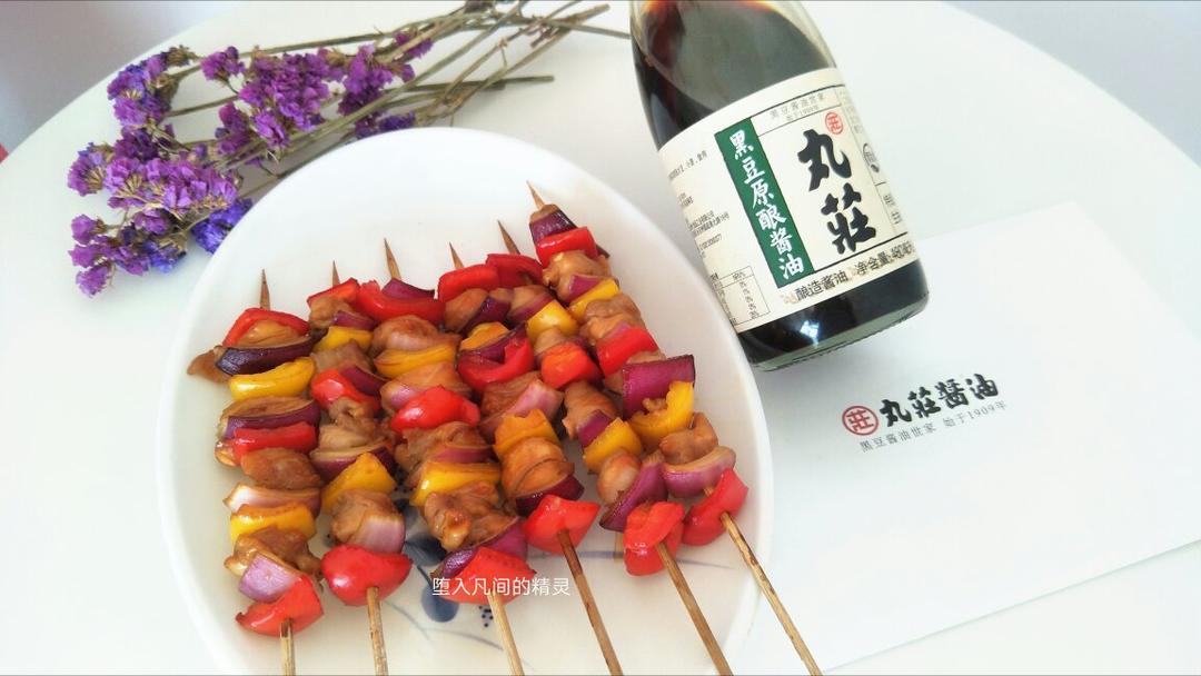 【一口爆汁，在家撸串的】酱汁鸡肉串