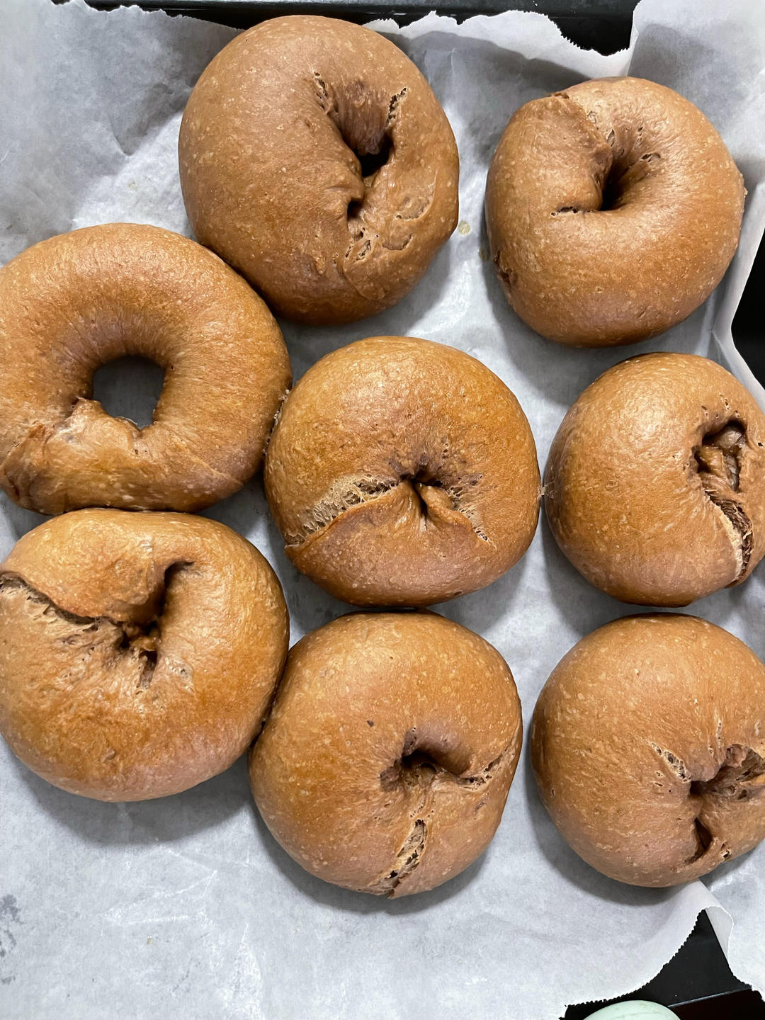 巧克力栗子贝果