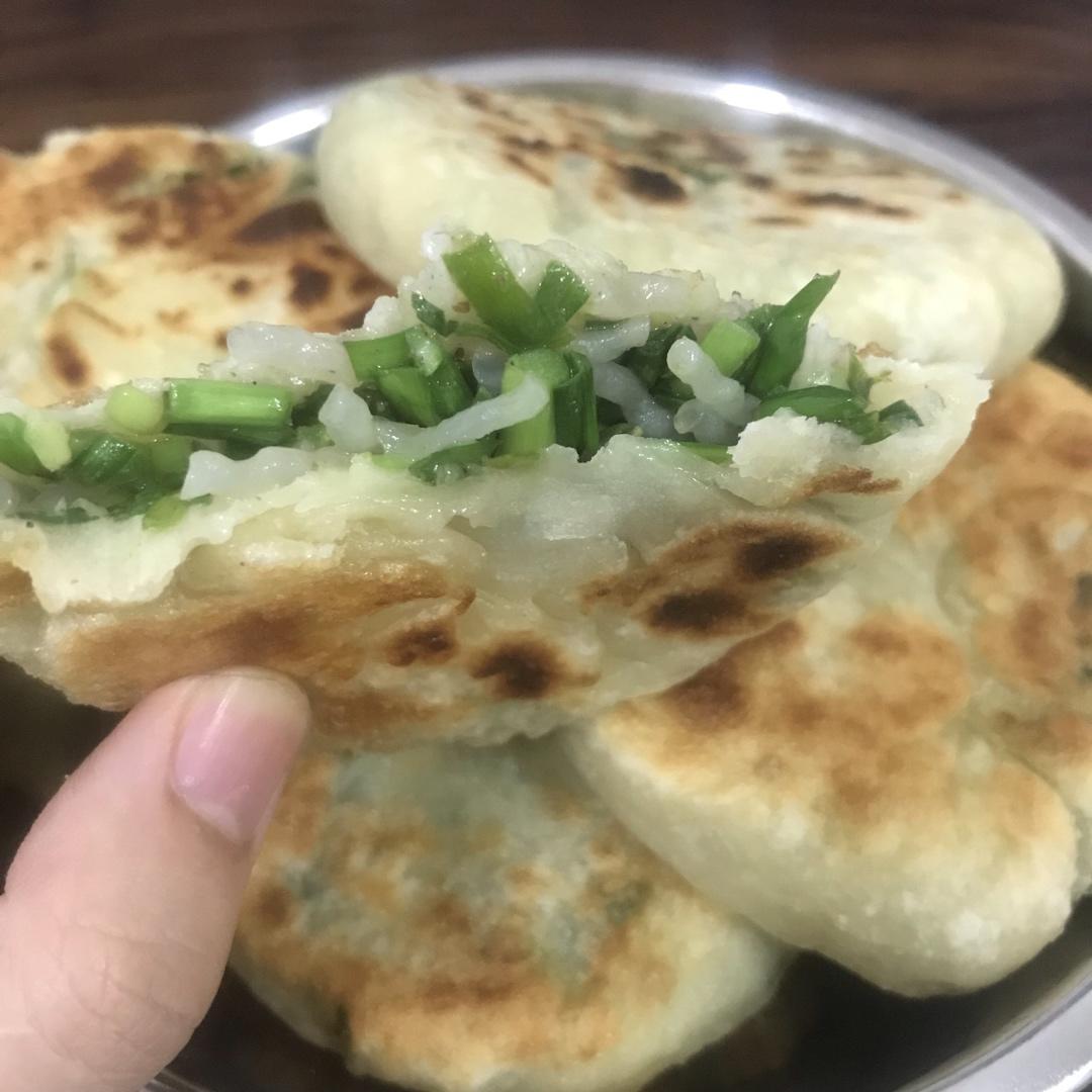 皮薄如纸的韭菜馅饼|免揉面法