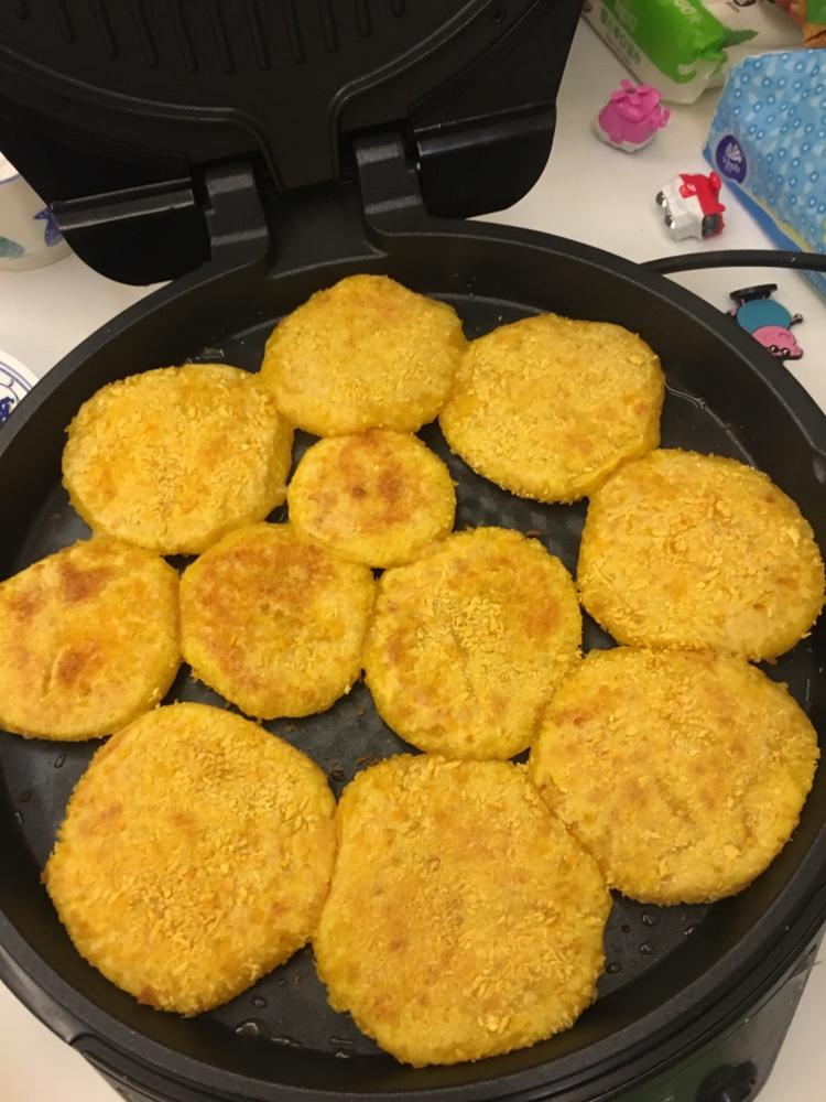 雪花南瓜饼
