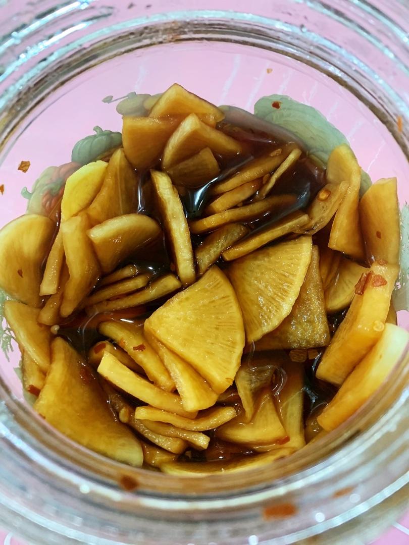 三步爽口酸酸辣辣腌萝卜片小咸菜