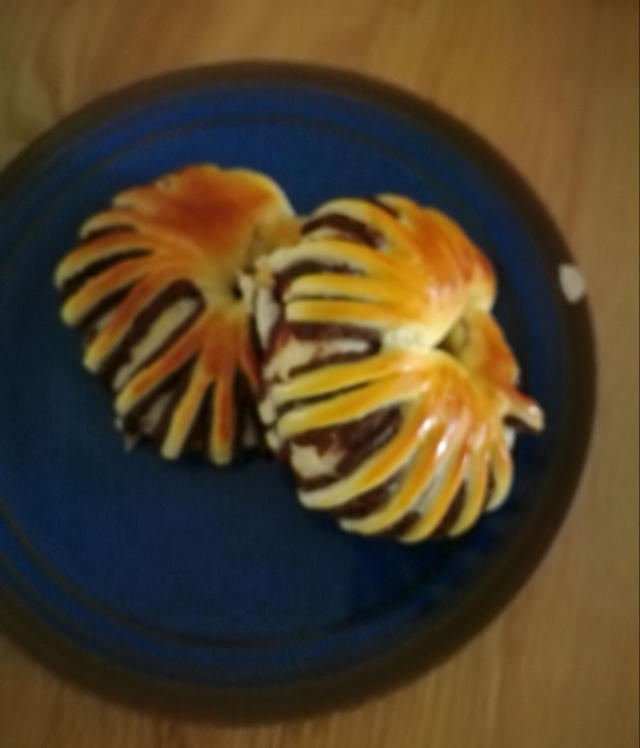 花式豆沙面包