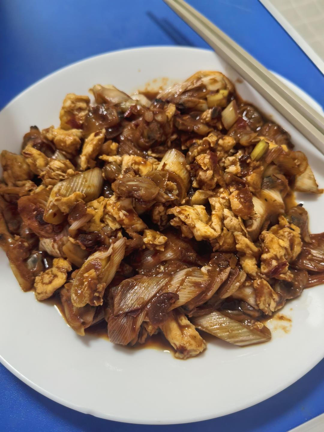 葱香蛤蜊鸡蛋