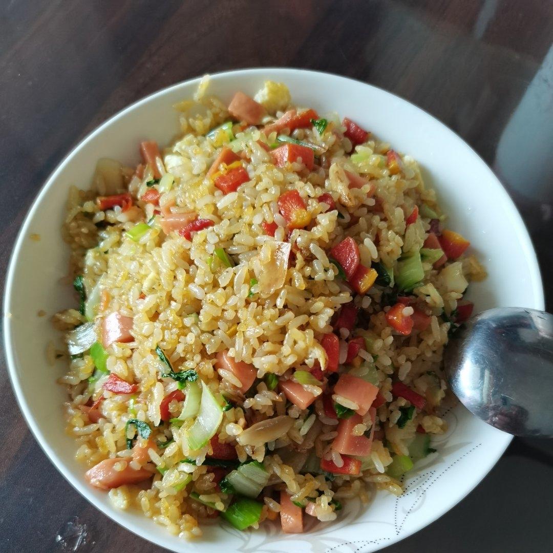 炒米饭蛋炒饭二十分钟快手家常