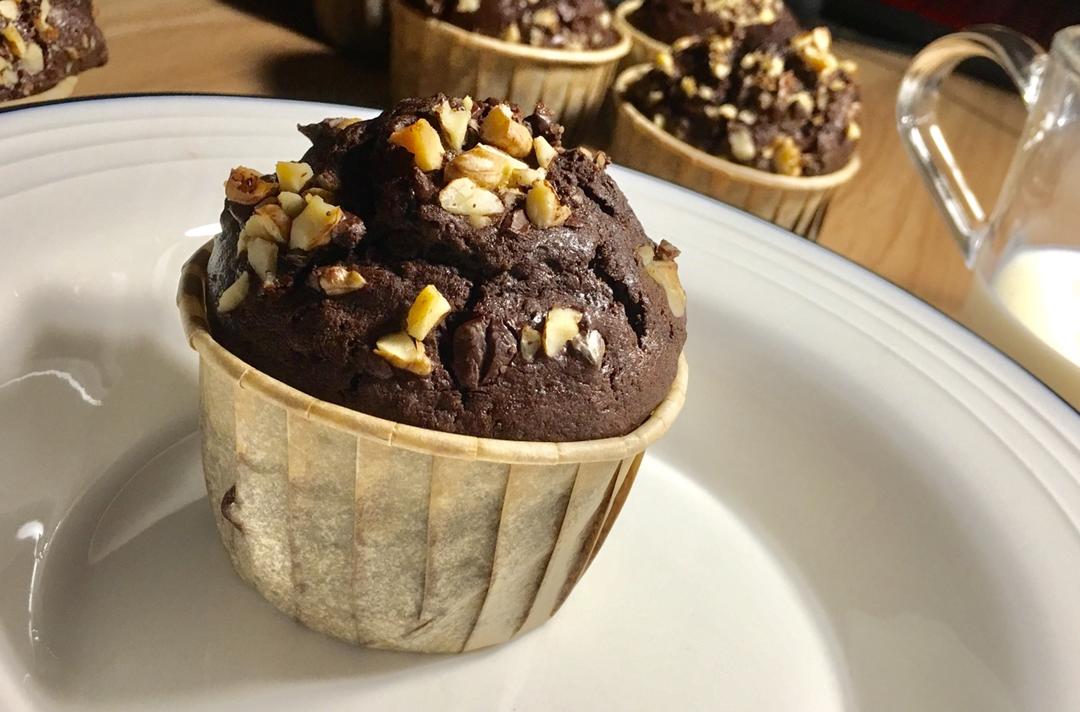 浓情巧克力摩卡马芬<Chocolate Espresso Muffins>