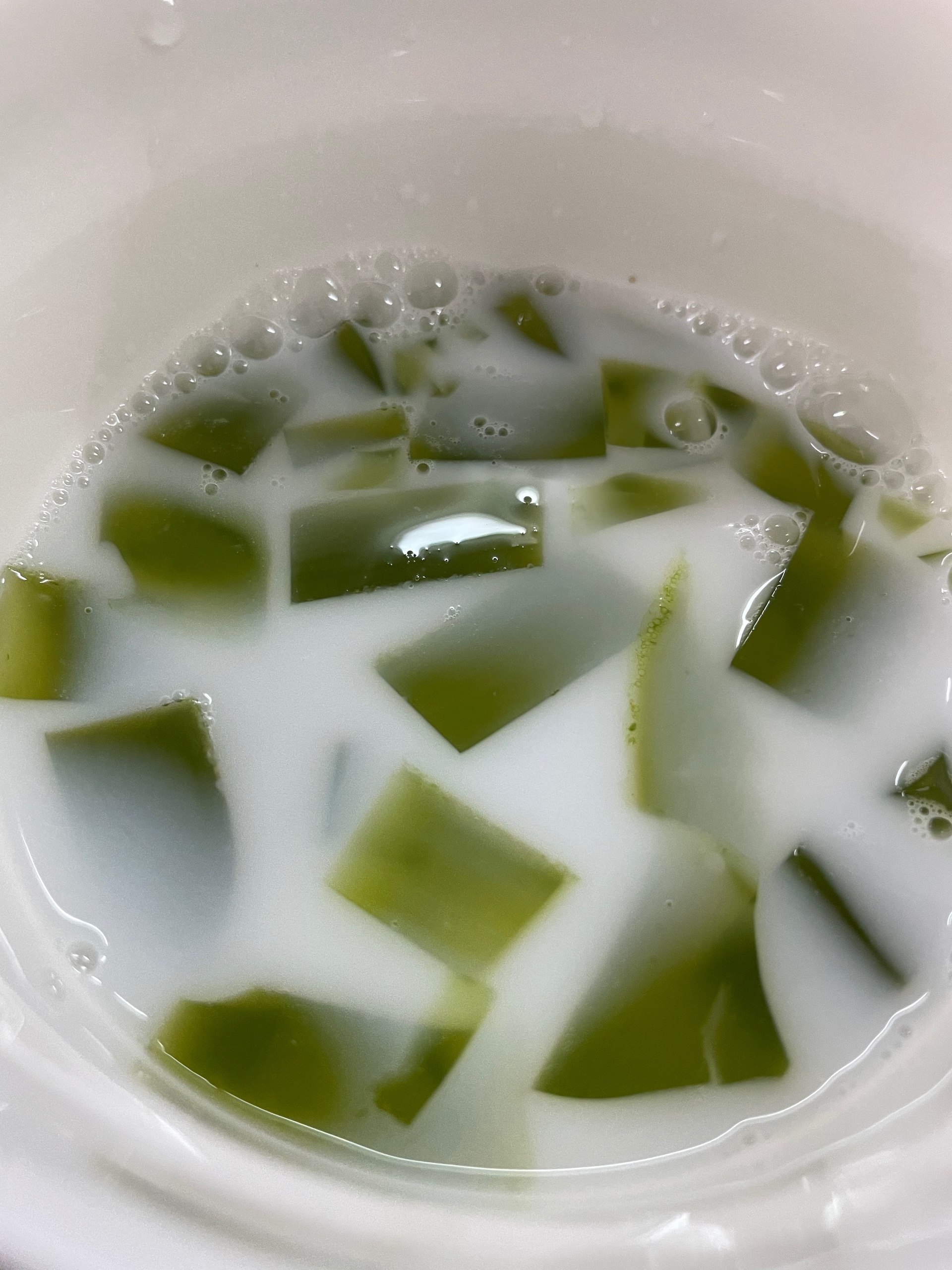 夏日饮品——椰奶斑斓冻的做法