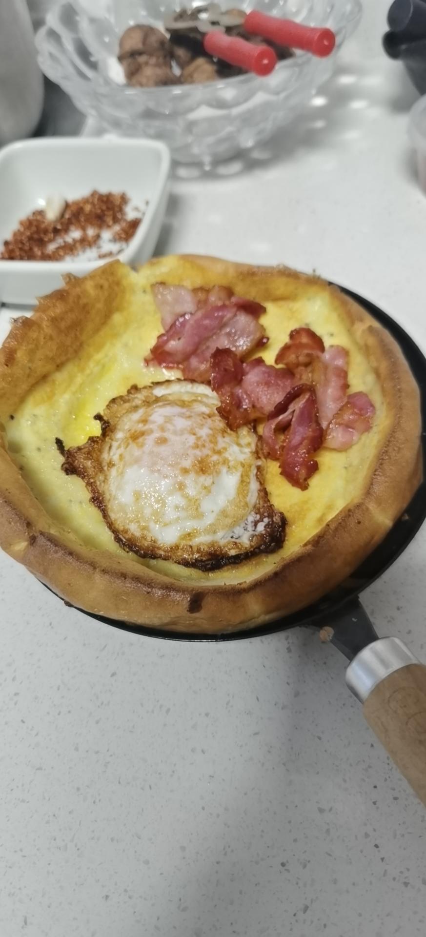 🥓Dutch Baby | 咸口培根太阳蛋荷兰松饼