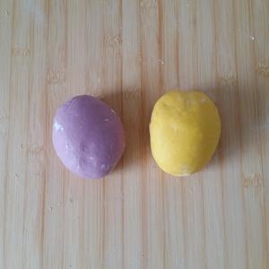 南瓜紫薯花样馒头的做法 步骤24