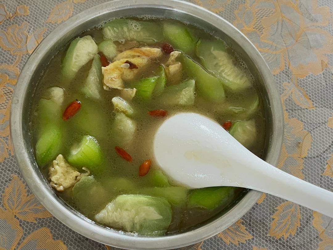 丝瓜鸡蛋汤