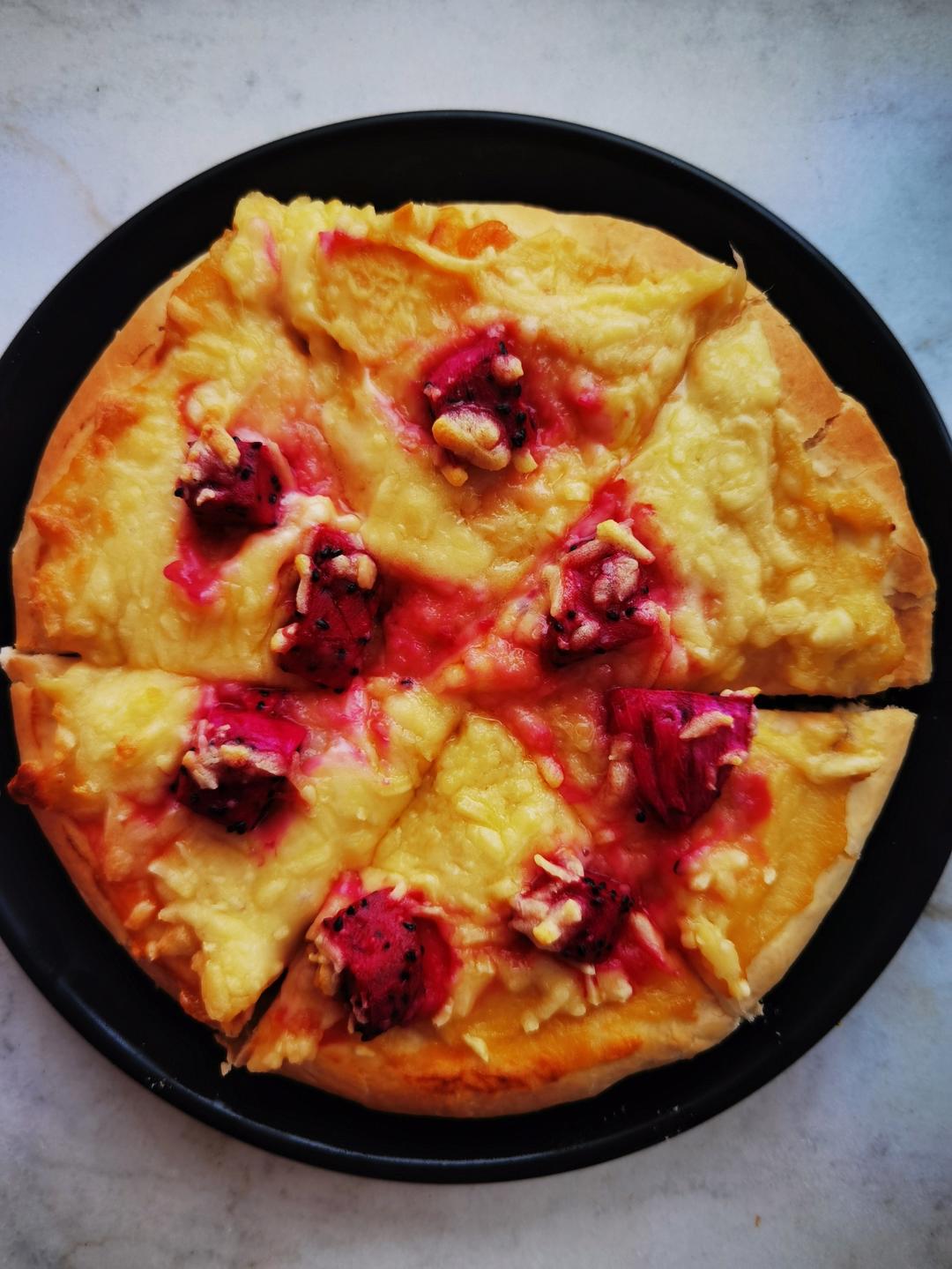 自制8寸榴莲芝士披萨（简单好吃不输必胜客）