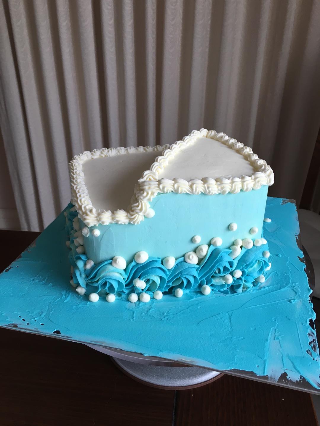 鮮奶油戚風(fēng)??帆船蛋糕的做法 步驟3