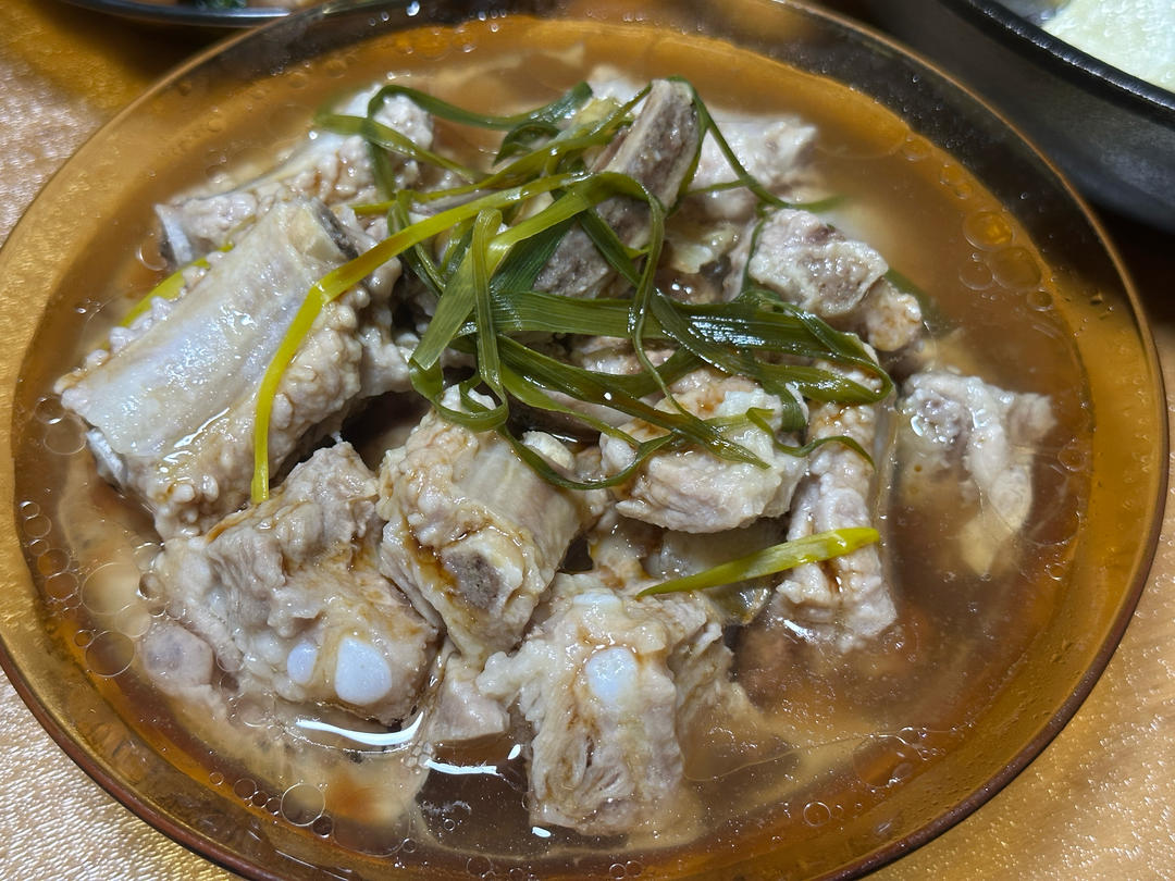一学就会的葱香清蒸排骨
