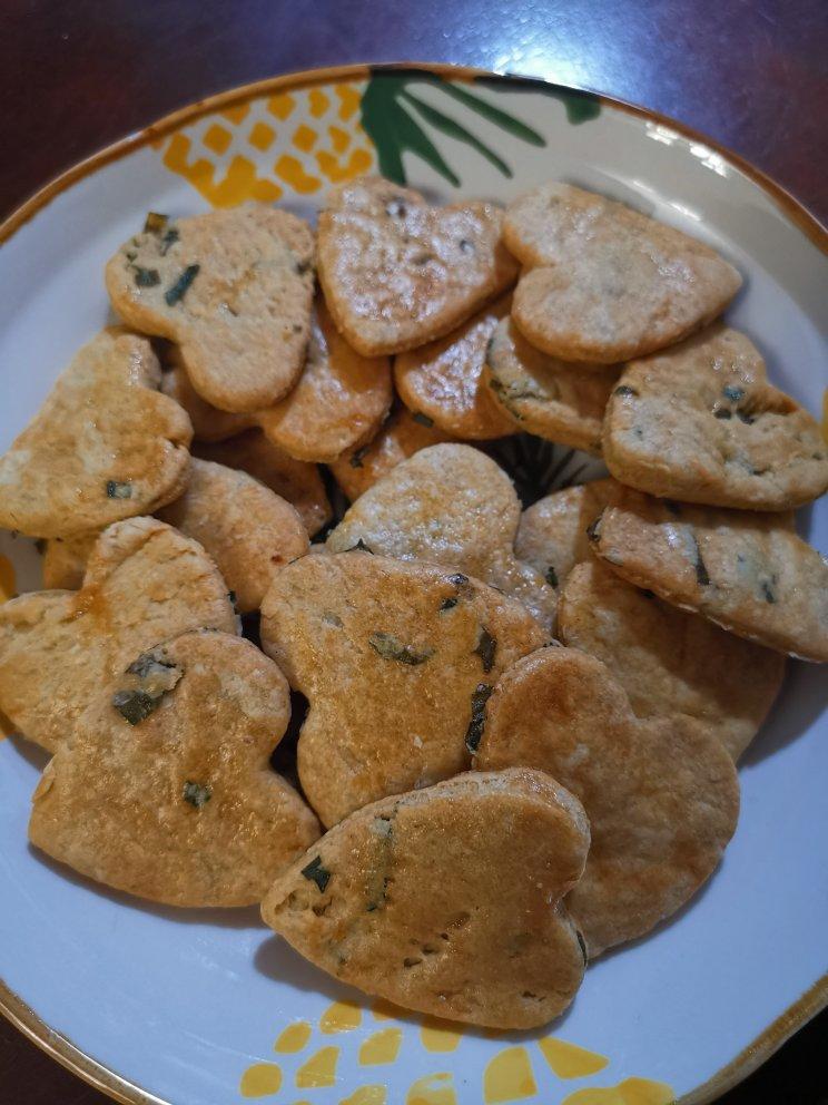 超快手好做的葱香饼干