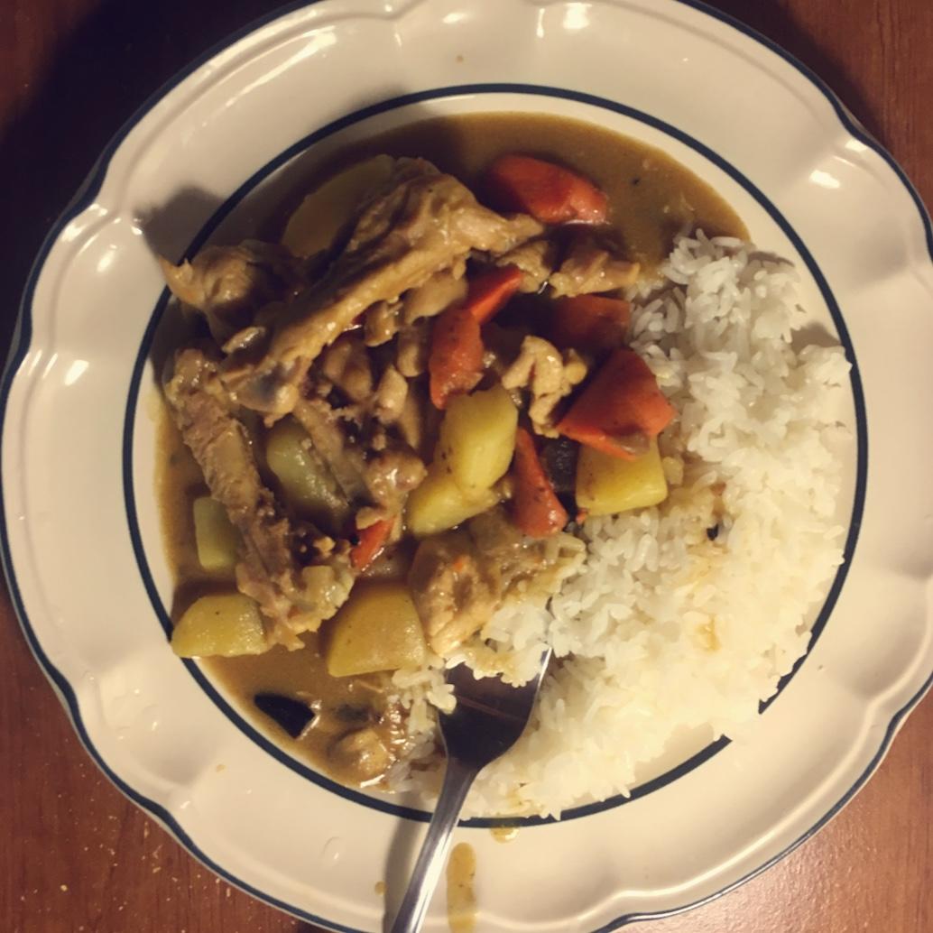 简单版咖喱饭（用咖喱块）