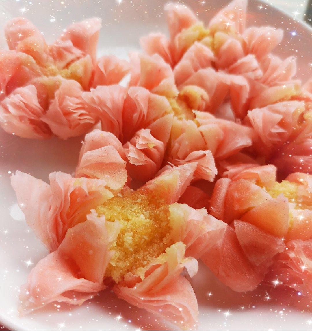 【荷花酥】没有烤箱，也能做出以假乱真的点心！
