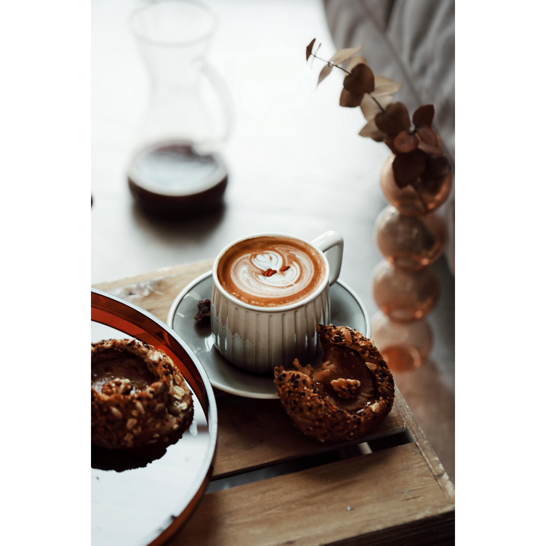 crazygo做的黑芝麻水泥冰拿铁