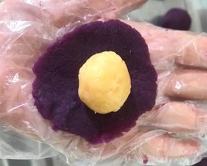 芝士紫薯酥(蛋挞皮)的做法 步骤6