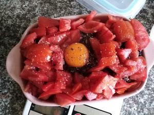 烤番茄豆腐鸡蛋紫米饭☀️【低脂快手高蛋白】的做法 步骤5