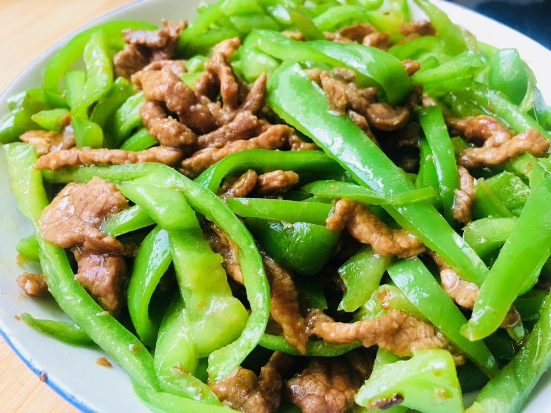 青椒肉丝--下饭快手菜