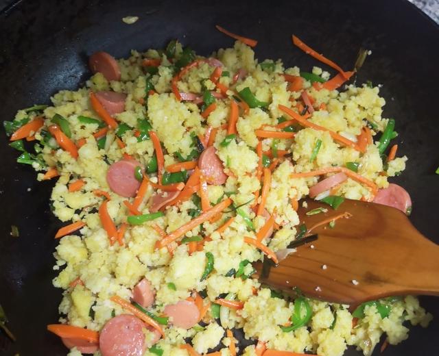 炒馍花/炒馒头的做法