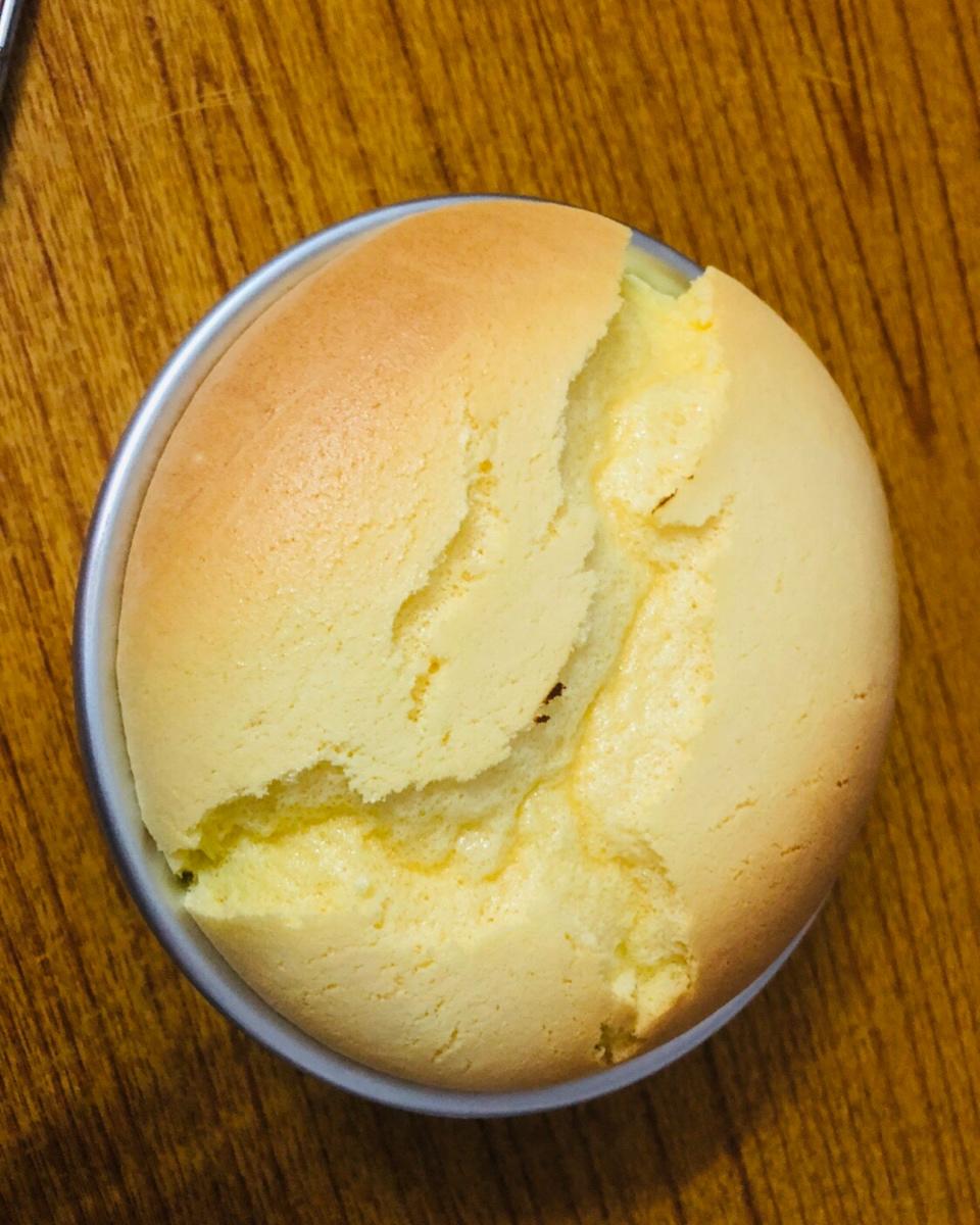 6寸原味戚风蛋糕