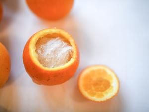 橙子盐蒸燕窝的做法 步骤5