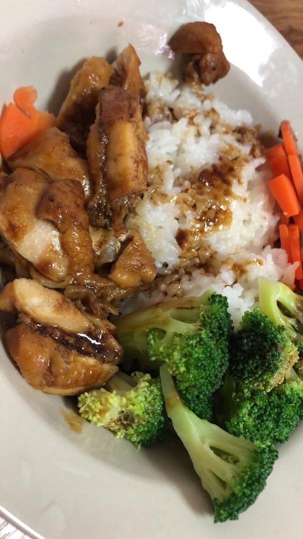 照烧鸡腿饭
