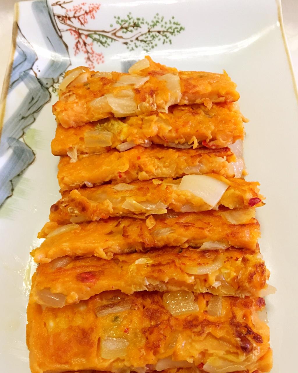 堂妈教你做泡菜饼