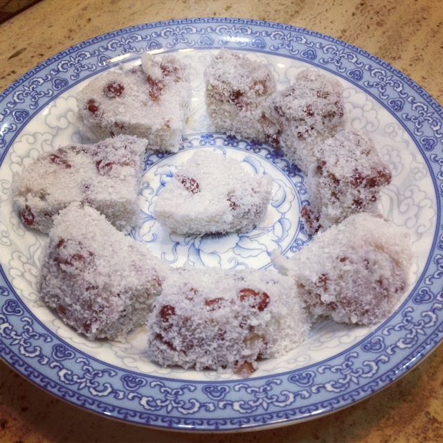 椰汁红豆糕