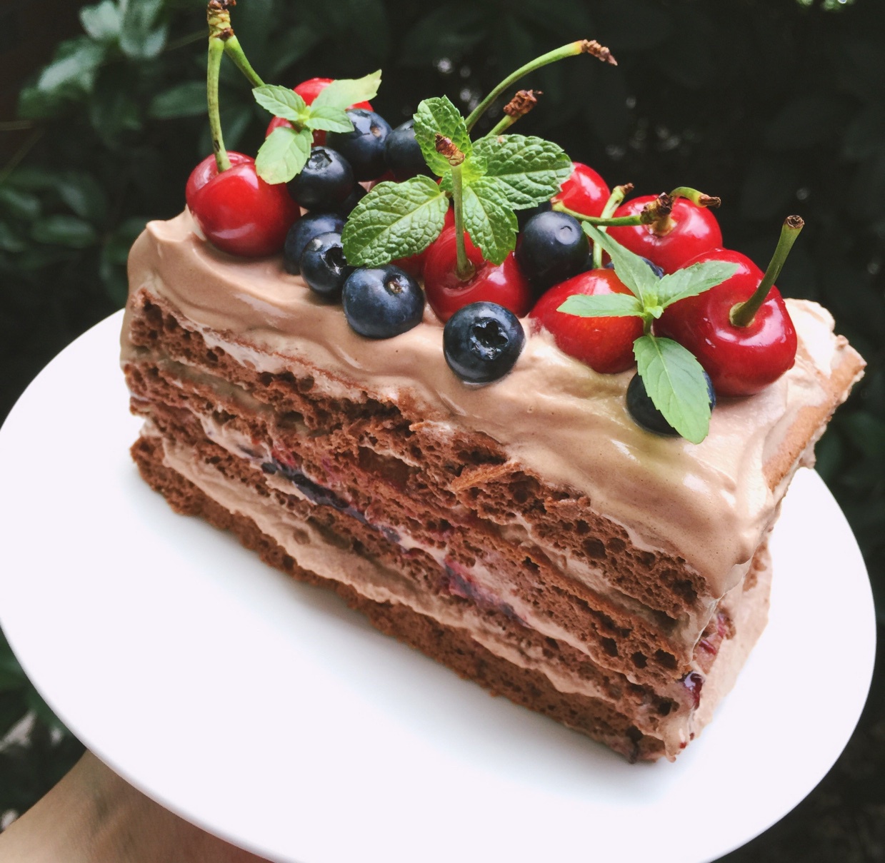 甘纳许（ganache）巧克力蛋糕
